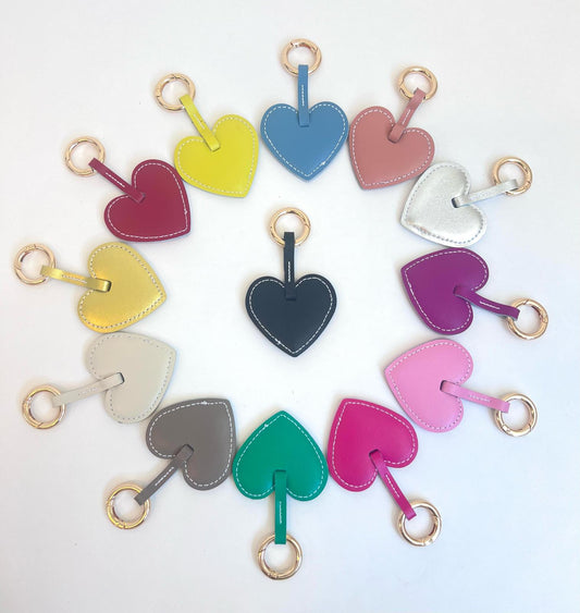 Hart sleutelhanger | 100% Leer | Meerdere Varianten