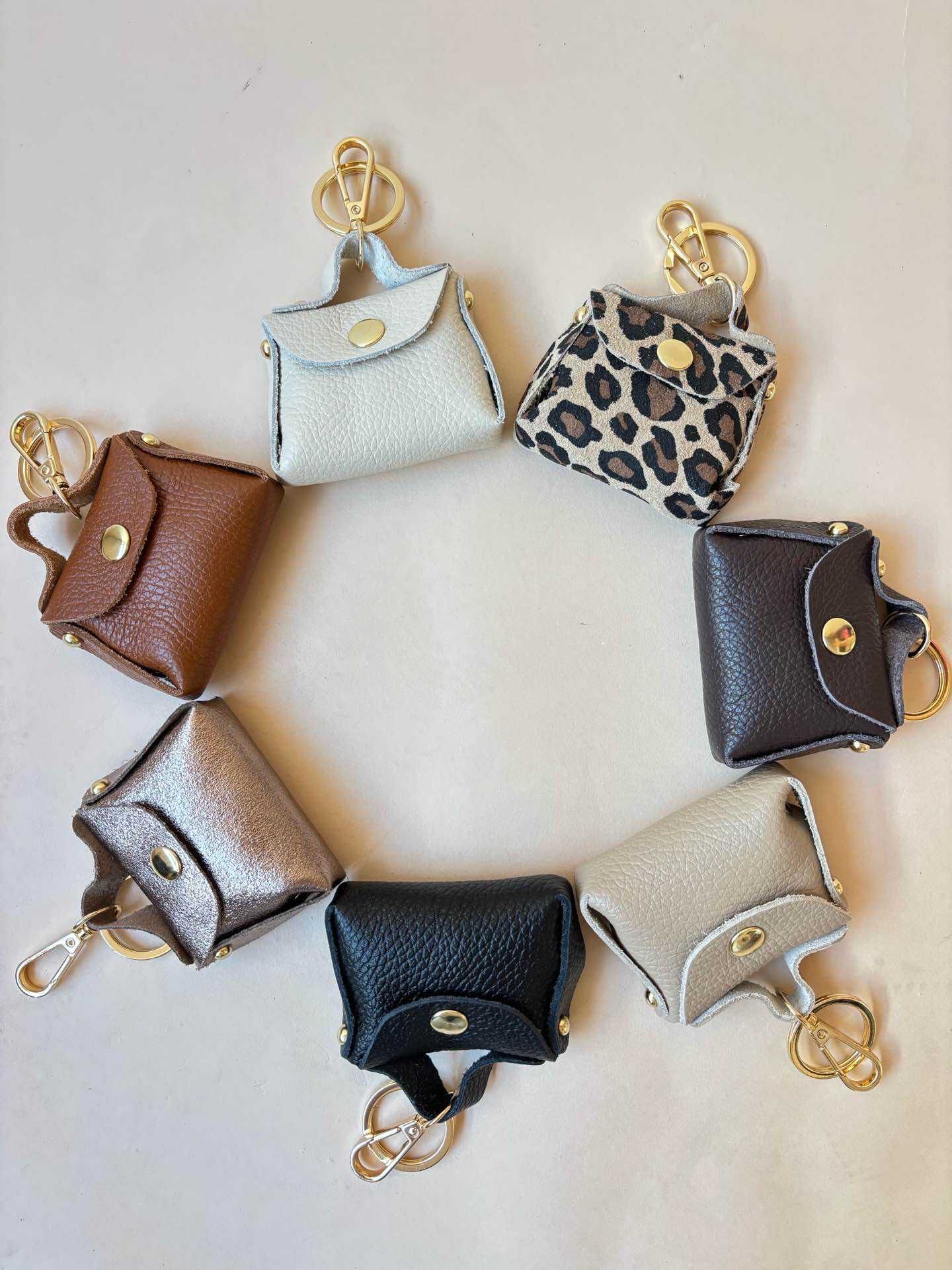 Mini bag - keyholders | 100% Leer | Meerdere Kleuren