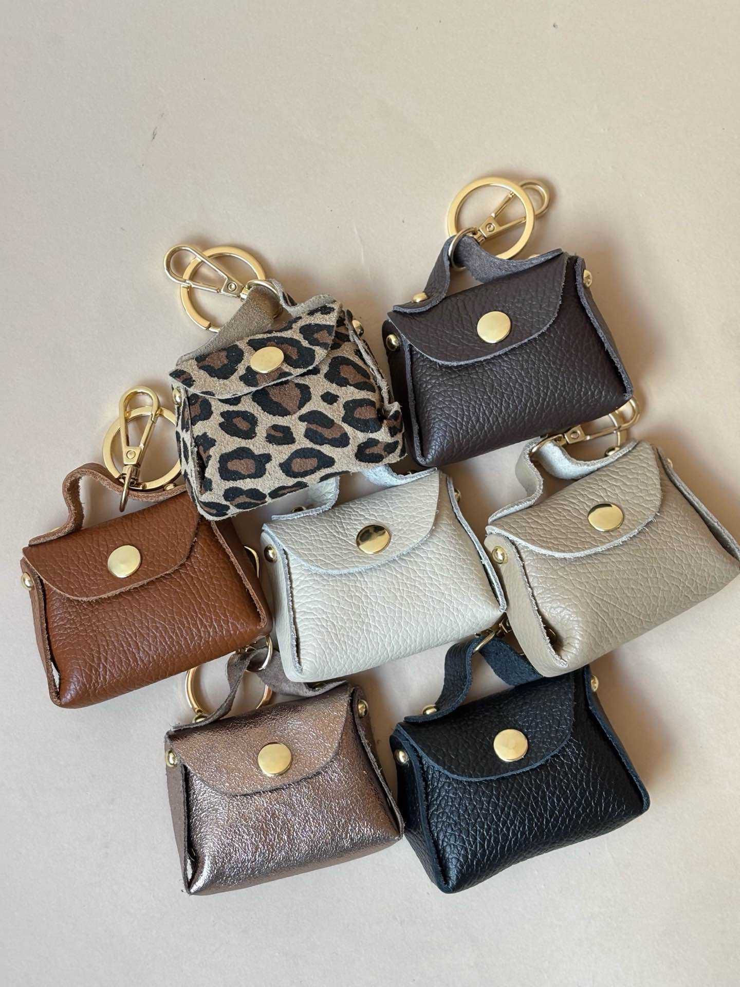 Mini bag - keyholders | 100% Leer | Meerdere Kleuren