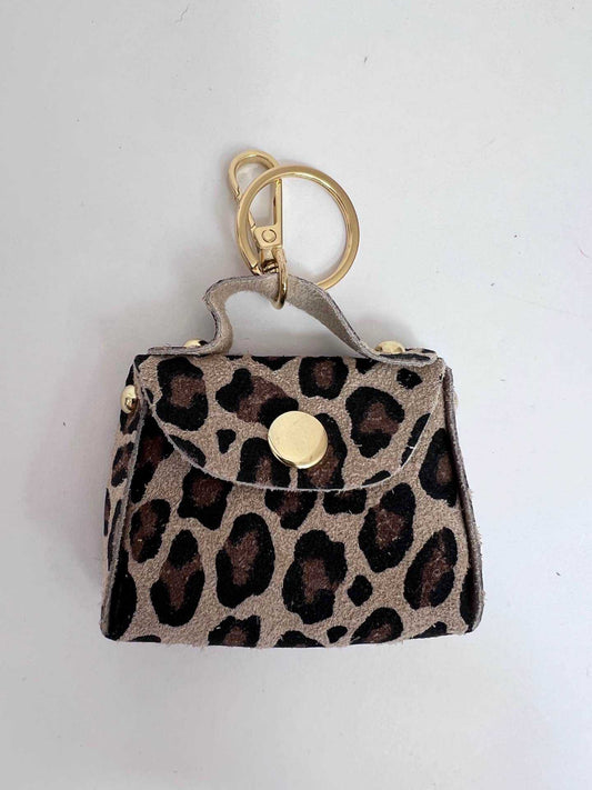 Minibag Sleutelhanger | 100% Leer | Meerdere Varianten