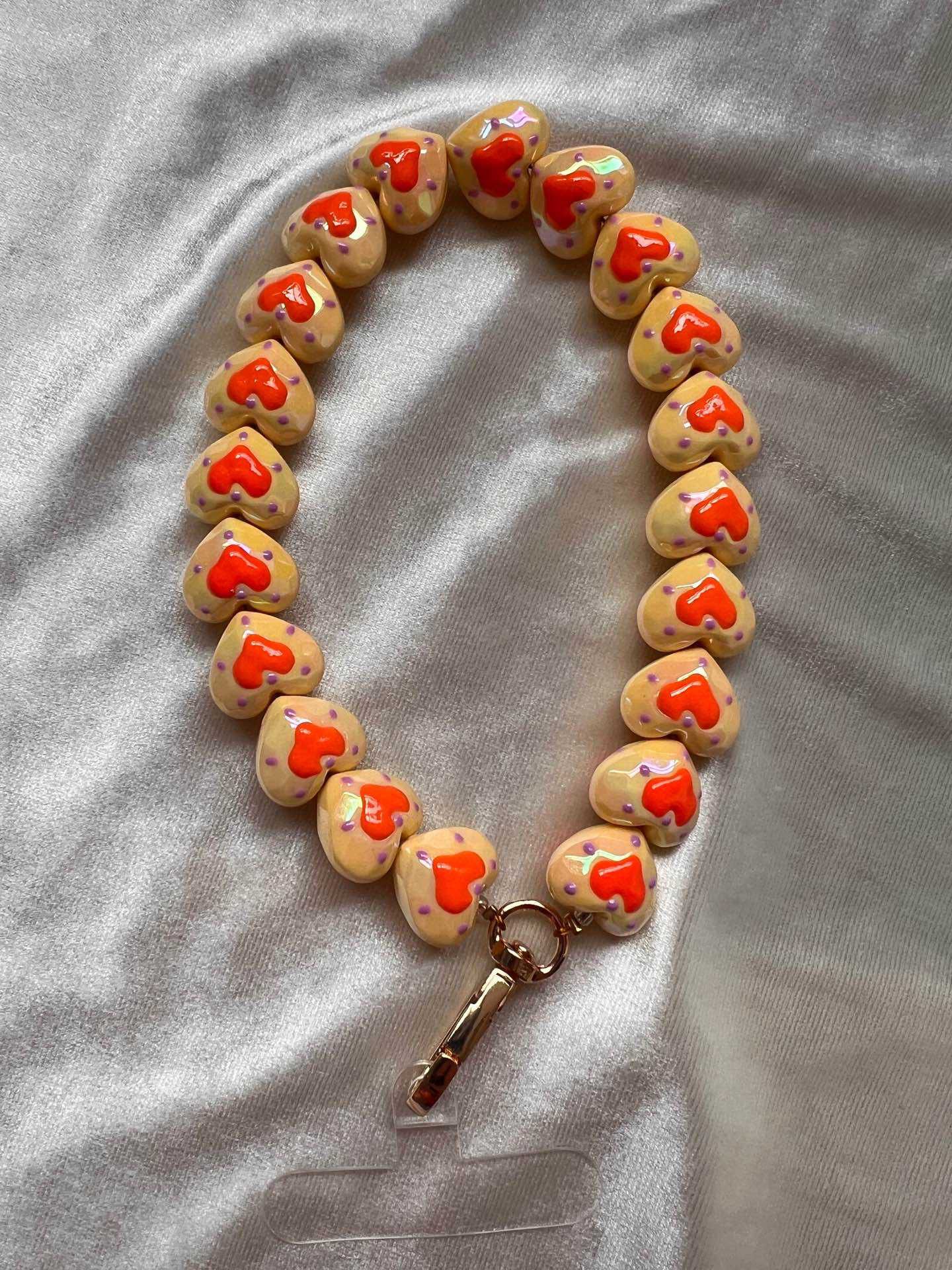 Telefoonkoord Double Heart | Verschillende Varianten