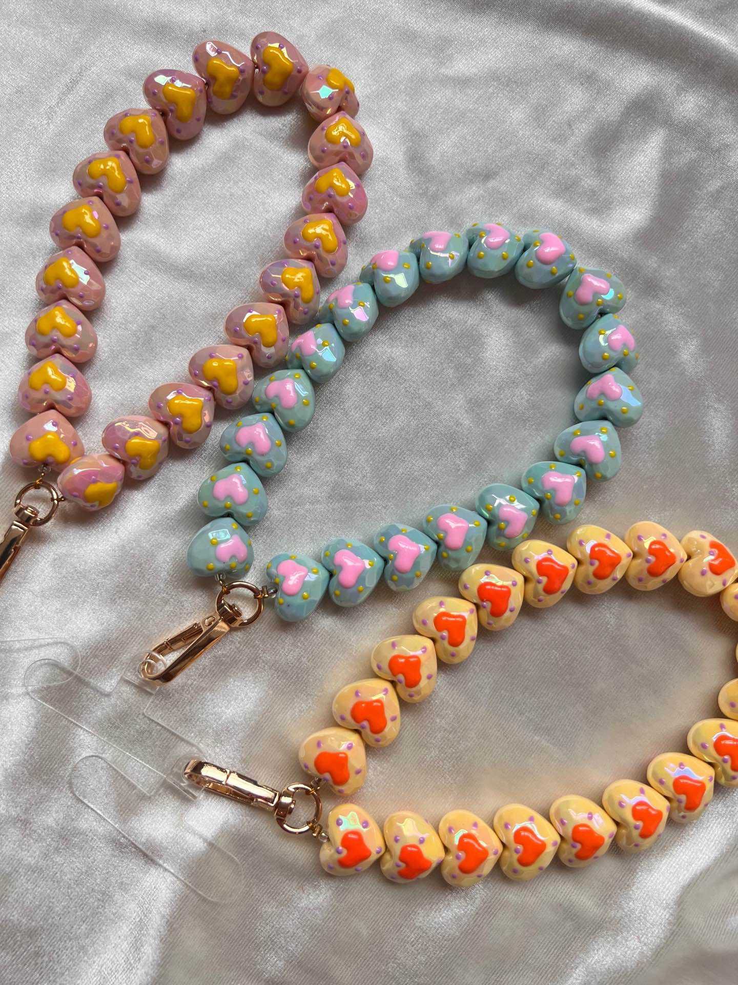 Telefoonkoord Double Heart | Verschillende Varianten