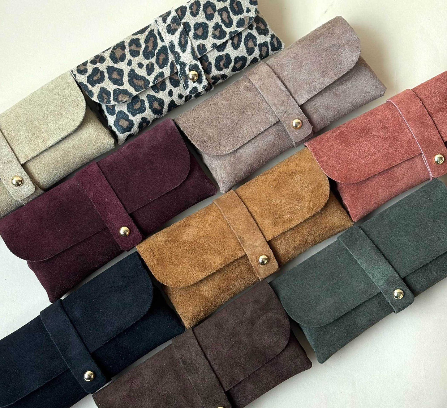 Brillenhoesje | 100% Suede | Meerdere Varianten